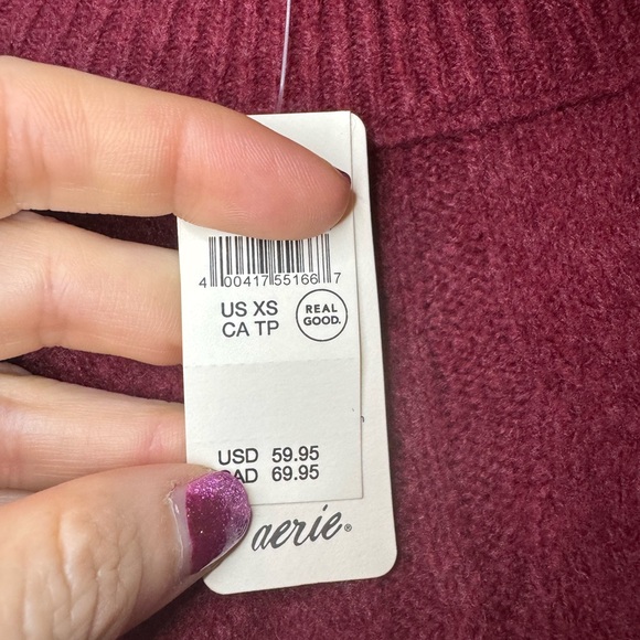 NWT Aerie Unreal cable knit sweater - Picture 5 of 7